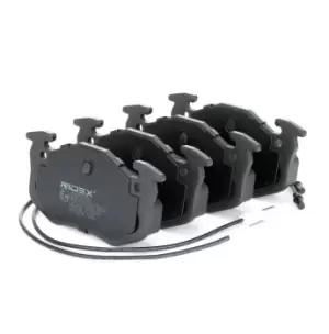 Image of RIDEX Brake pad set Front Axle 402B0786 Brake pads,Brake pad set, disc brake CITROEN,ALPINE,BX (XB-_),Visa Schragheck,BX Break (XB-_)