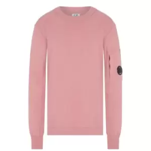 Image of CP COMPANY Boys Crew Neck Knit Jumper - Pink