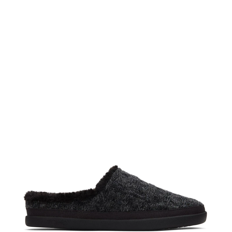 Image of TOMS 'Sage' Mule Ladies Slippers Black
