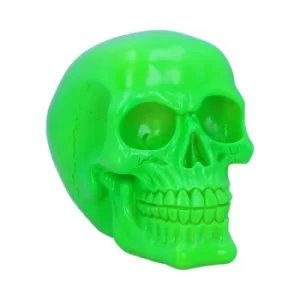 Image of Psychedelic Skull Green Ornament