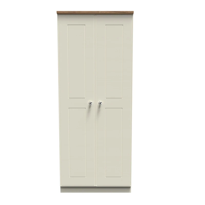 Image of Ready Assembled 2 U Albert 2 Door Wardrobe (Ready Assembled) Cream