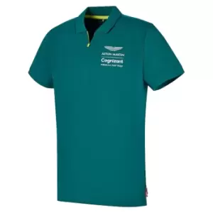 Image of 2022 Aston Martin Lifestyle Polo Shirt (Green)