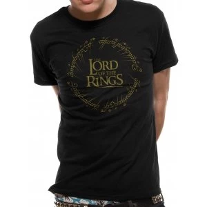 Image of Lord Of The Rings - Unisex Medium T-Shirt (Black)