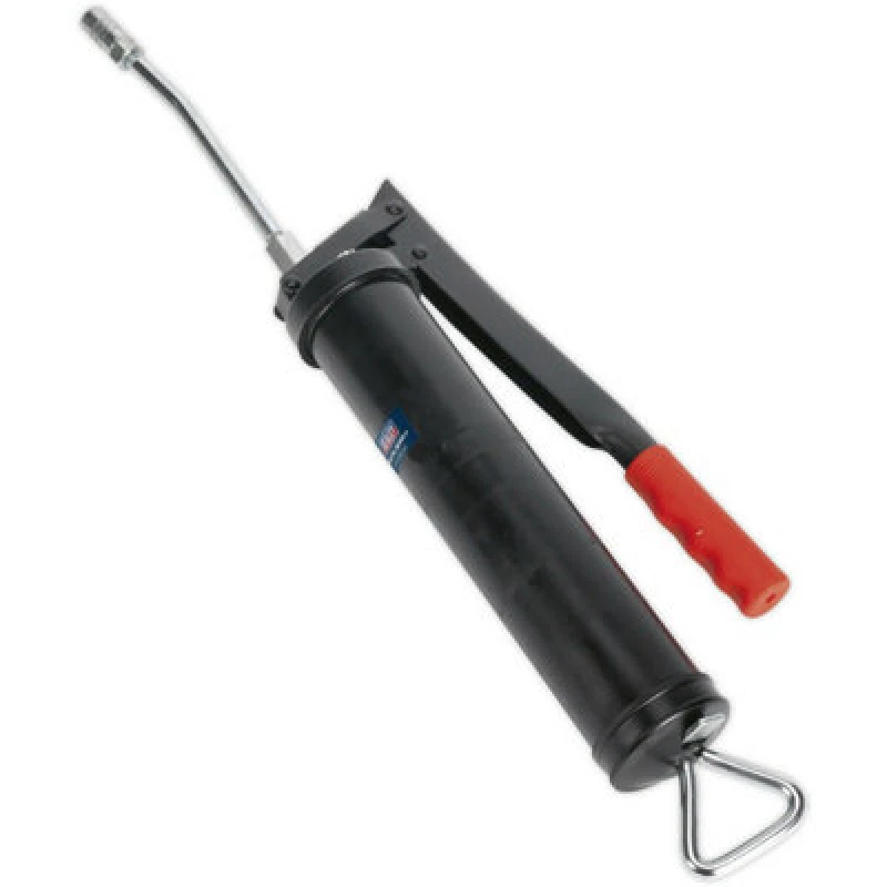 Image of Loops Side Lever Grease Gun - 3-Way Fill - Rigid Delivery Tube - 4 Jaw Coupling Multi