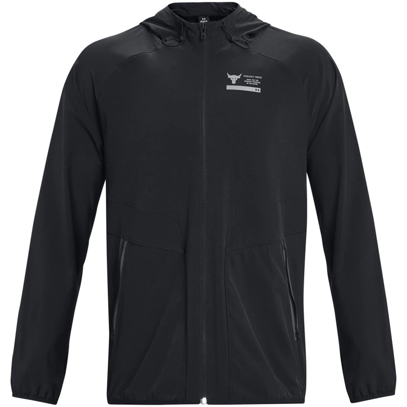 Image of Under Armour Mens Rock Unstoppable Performance Hoodie Black male M