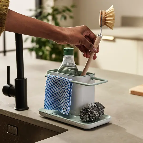 Image of Joseph Joseph Sage Caddy Sink Tidy Stone (Grey)