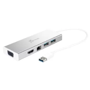 Image of j5create JUD380 USB 3.0 Mini Dock, includes 1x HDMI port and 3x...