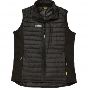Image of DEWALT Force Black Lightweight Padded Gilet Black L