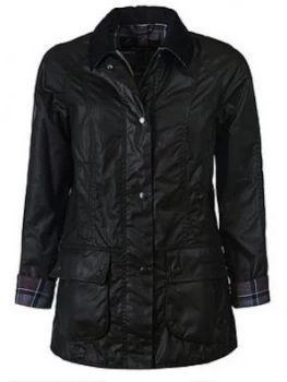 Image of Barbour Classic Beadnell Wax Jacket - Black