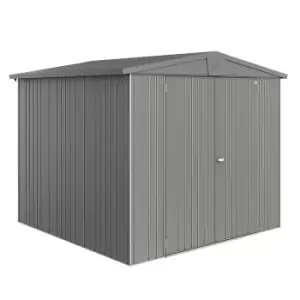 Image of Biohort Europa Size 4 Metal Shed 8' x 7' 6'' - Quartz Grey