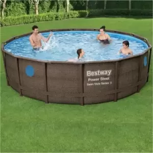 Image of Bestway 16ft x 48" Power Steel Swim Vista Series Pool Set