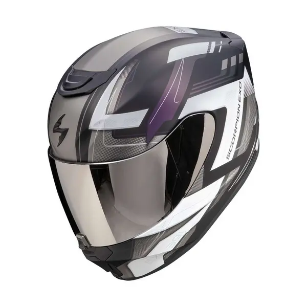 Image of Scorpion EXO-391 Captor Matt Black Chameleon Full Face Helmet Size M