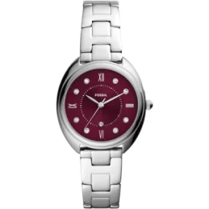 Image of Fossil Gabby Three-Hand Date Stainless Steel Watch