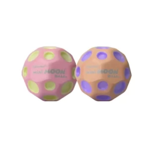 Image of Waboba Mini Moon Ball (2 Pack) Orange/Mint & Pink/Yellow