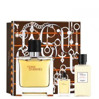 Image of Hermes Terre DHermes gift set, Pure Perfume - Brown