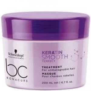 Image of Schwarzkopf BC Bonacure Keratin Smooth Perfect Treatment 200ml