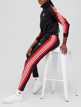 Image of Adidas Teamsport Tracksuit - Black/Red