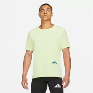 Image of Nike Trail Rise Tee Mens - Green