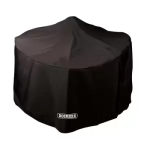 Image of Bosmere Protector 6000 Small Round Fire Pit Cover Storm Black
