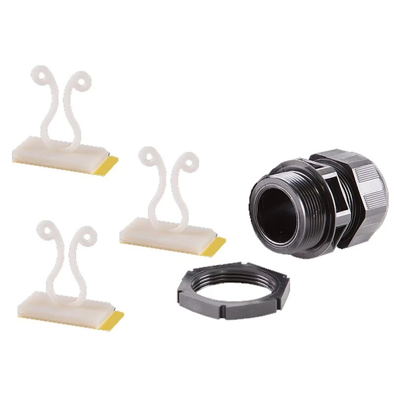 Image of FDL CABLE MANAGER PACK - 3 x BUNNY CLIPS + 1 x M20 GLAND