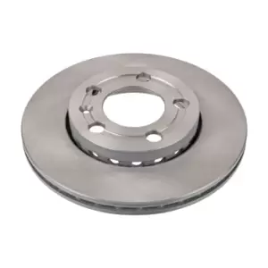 Image of febi bilstein Pair of Brake Disc Rotor 22874 fits Front OE 6Q0 615 301