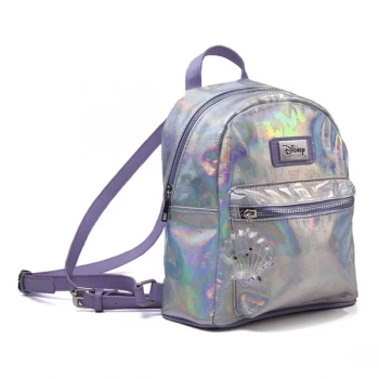 Image of Disney - All-Over Debossed Shimmer Pattern Print Womens Backpack Backpack - Multi-Colour