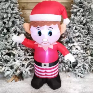 Image of 150CM Self Inflating LED Inflatable Christmas Elf Decoration