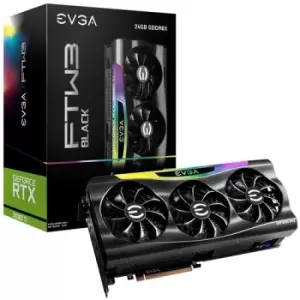 Image of EVGA GeForce RTX 3090 Ti FTW3 BLACK GAMING NVIDIA 24 GB GDDR6X