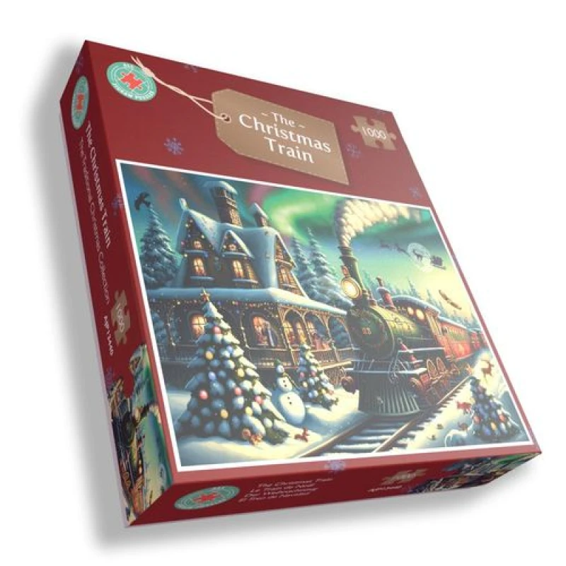 Image of All Jigsaw Puzzles The Christmas Train 1000 Piece Jigsaw Puzzle