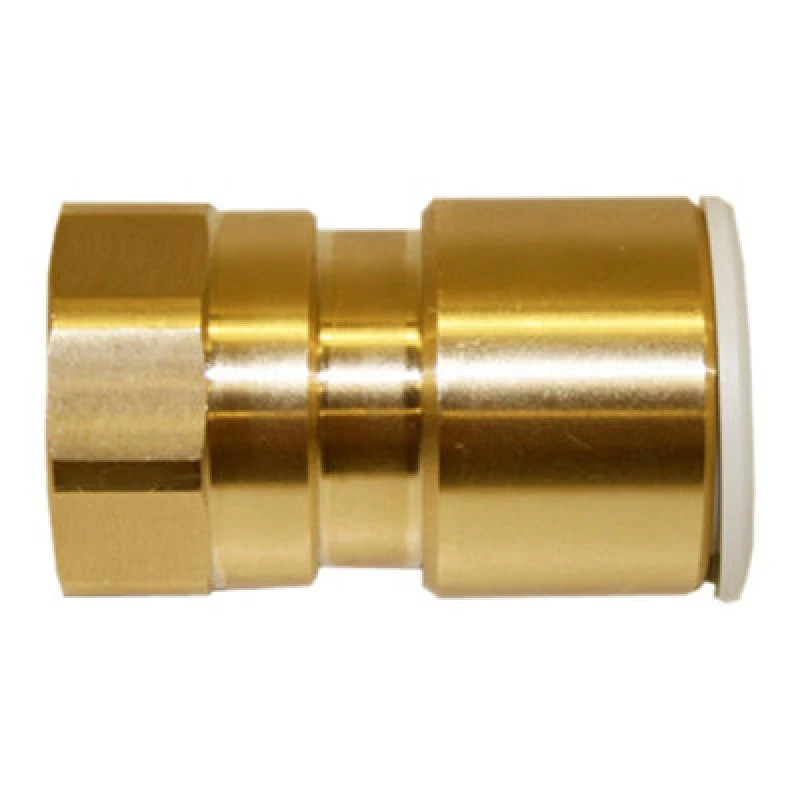 Image of John Guest Speedfit Brass Coupler 22mm X 3/4" Female (Pack Of 5)