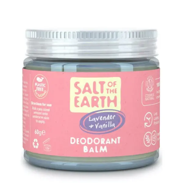 Image of Salt of the Earth Lavender and Vanilla Deodorant Balm 60g