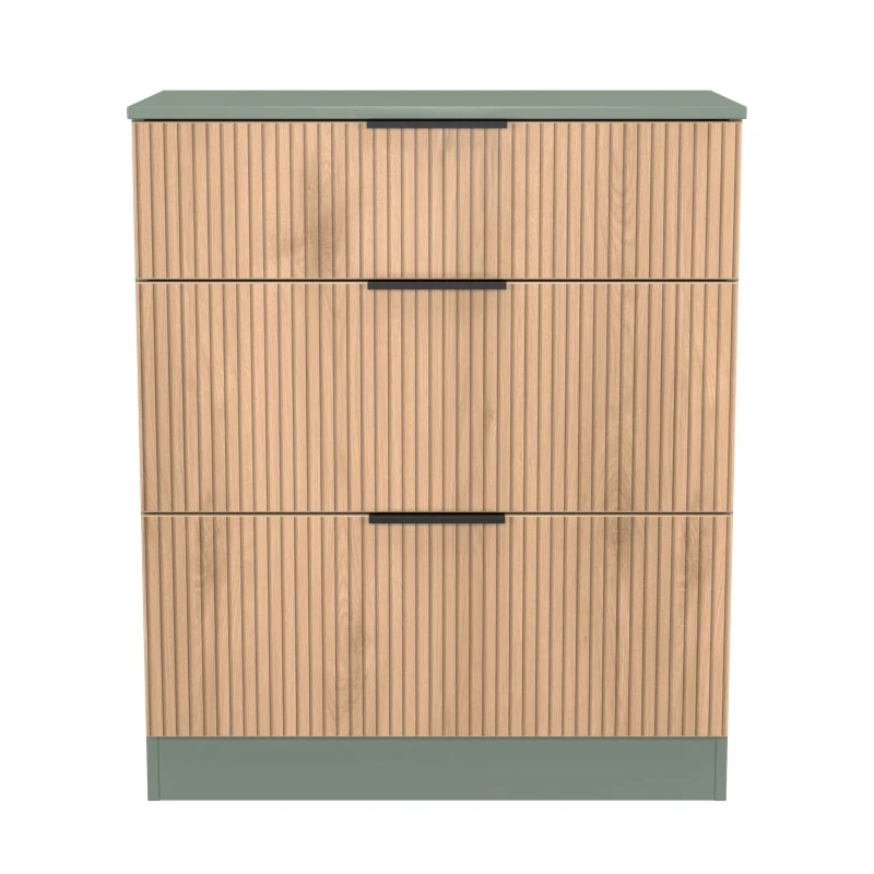 Image of Studio Java 3 Drawer Deep Chest - Green Green M