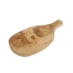 Image of Olivia's Kyra Olive Wood Small Serving Board with Handle