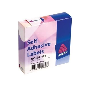 Image of Avery 24-421 White Labels in Dispensers Pack 1200