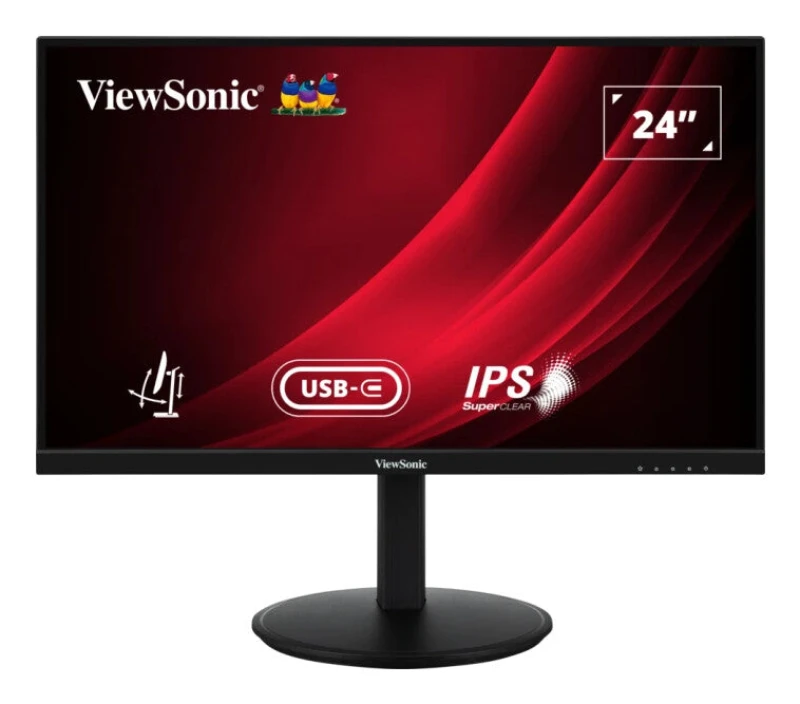 Image of Viewsonic Viewsonic VG Series VG2409-MHDU-2 computer monitor 60.5cm (23.8") 1920 x 1080 pixels Full HD LED Black VG2409-MHDU-2