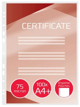 Image of GBC Laminating Pouch A4 Filing 150micron Pack of 100