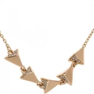 Image of Ladies Karen Millen PVD Gold plated Arrow Necklace