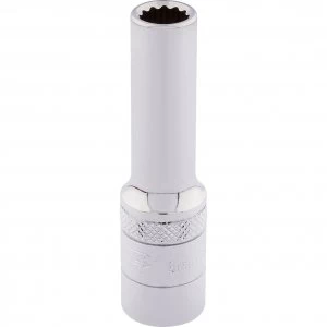 Image of Draper 3/8" Drive Polished Finish Hi-Torq Deep Bi Hexagon Socket Metric 3/8" 8mm