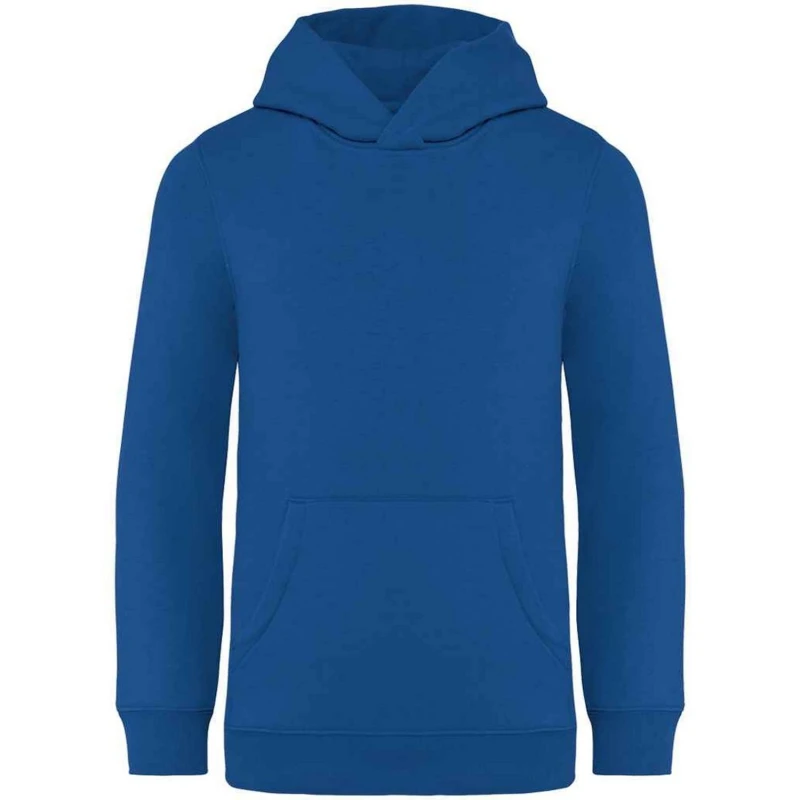 Image of Native Spirit Plain Black Hoodie in Blue Size: 4-6 Years Blue Unisex 4-6 Years