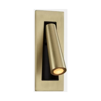 Image of Leds-c4 Lighting - LEDS C4 Gamma Recessed LED Recessed Fold Away Reading Light Matt Gold IP20 2.1W 2700K