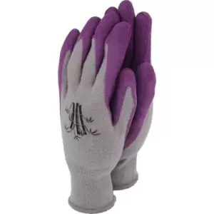 Image of Town and Country Weed Master Bamboo Gloves Grey / Purple M
