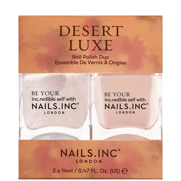 Image of nails inc. Desert Luxe Nail Polish Duo