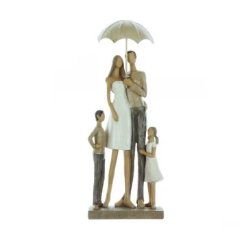 Image of Rainy Day Collection Family Resin Figurine 30cm