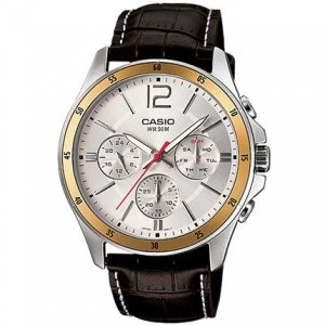 Image of Casio Mens Stainless Steel Watch - MTP-1374L-7