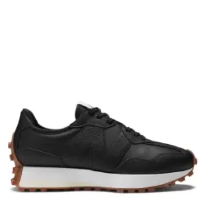 Image of New Balance 327 Leather Trainer - Black
