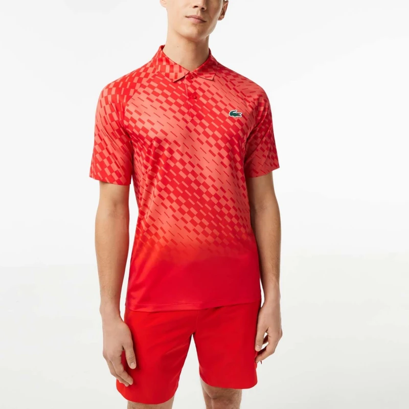 Image of Lacoste Tennis x Novak Djokovic Player Version Polo Shirt - Multi Multi S
