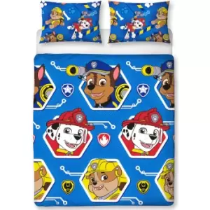 Image of Paw Patrol Rescue Rotary Double Duvet Set (Double) (Blue)