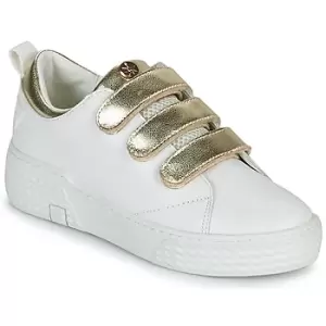 Image of Palladium Manufacture EGO 02 LEA womens Shoes Trainers in White,5,6,6.5