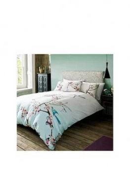 Image of Ted Baker Flight Of The Orient 100% Cotton 220 Thread Count Pillowcase Pair