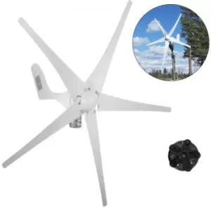 Image of VEVOR Wind Turbine 500W Wind Turbine Generator DC 12V Wind Turbine 5 Blade Low Wind Speed Starting Garden Street Lights Wind Turbines With Charge Cont